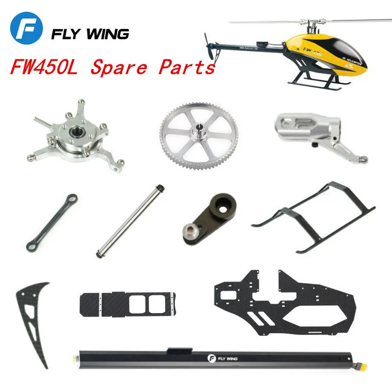 FLY WING FW450L FW450 V2 V2.5  - Rc Helicopter Coaxial ulasan dan harga
